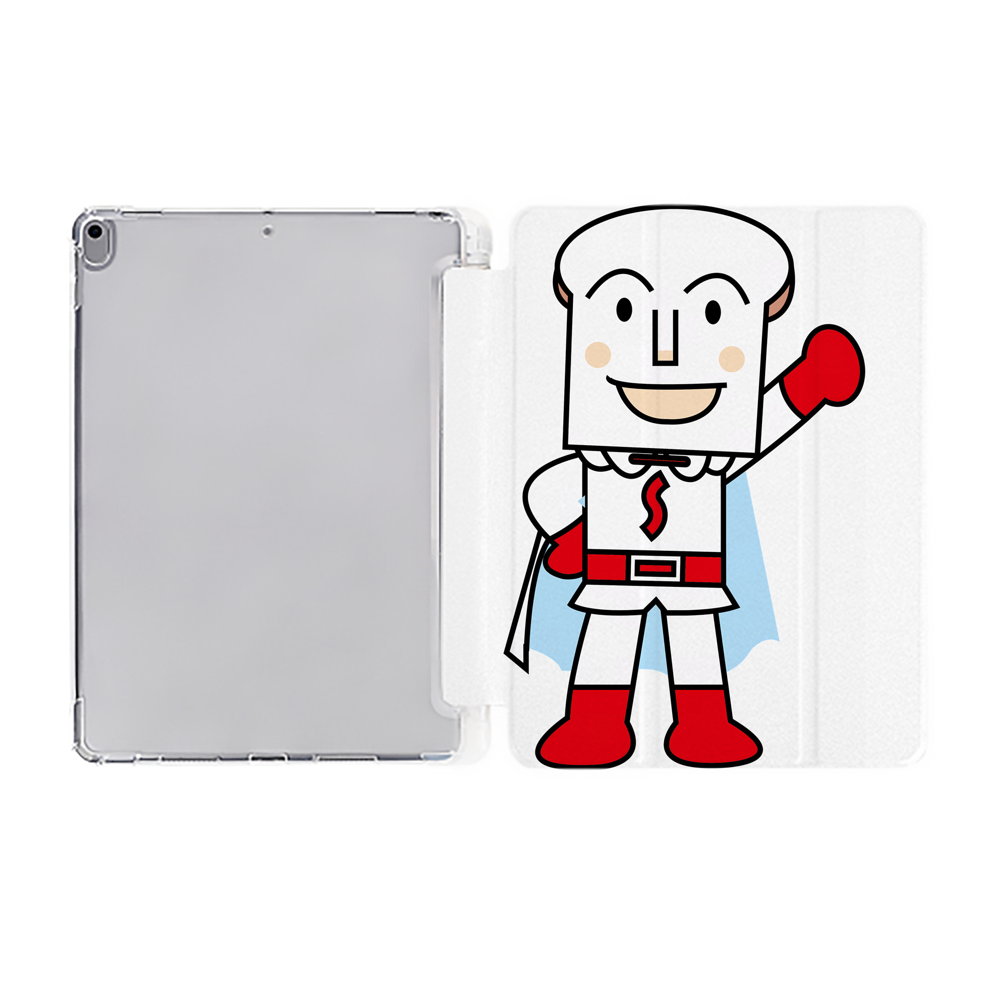 （画像用） アンパンマン Anpanman IPad ケース ペン収納付き 三つ折りスタンド PUレザー×シリコン 対応機種9.5/10.5/10.9インチ